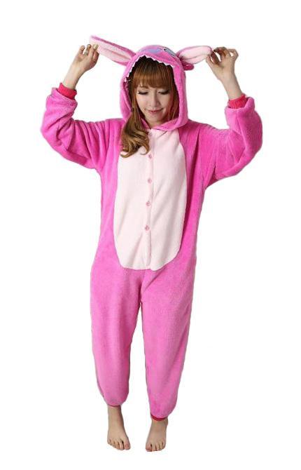 Onesie Angel Lilo Stitch Pak Kostuum Roze M-L Stitchpak Jump, Kleding | Dames, Carnavalskleding en Feestkleding, Kleding, Nieuw