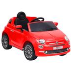 vidaXL Kinderauto Fiat 500 elektrisch rood, Kinderen en Baby's, Speelgoed | Buiten | Voertuigen en Loopfietsen, Verzenden, Nieuw