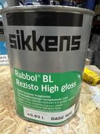 SIKKENS RUBBOL BL Rezisto high gloss - ral 7016 - 1 liter, Doe-het-zelf en Verbouw, Verf, Beits en Lak, Overige kleuren, Nieuw