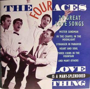 cd - The Four Aces - 20 Great Love Songs, Cd's en Dvd's, Cd's | Overige Cd's, Zo goed als nieuw, Verzenden