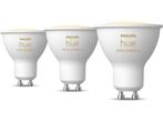 Veiling - Philips Hue Spot - warm-tot koelwit licht - 3 pack, Nieuw