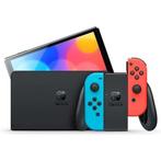 Nintendo Switch OLED Rood/Blauw (Nette Staat & Krasvrij S..., Spelcomputers en Games, Spelcomputers | Nintendo Switch, Ophalen of Verzenden