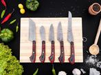 Smith - Keukenmes - Kitchen knife set - Japanse Pakka-hout