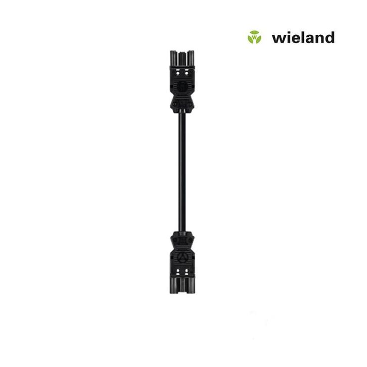 Wieland GST18I3 Koppelsnoer 1,5 MM² 3 meter zwart, Huis en Inrichting, Lampen | Overige
