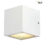 SLV SITRA CUBE Buitenlamp wandlamp GX53 wit blok, Verzenden, Nieuw, Aluminium