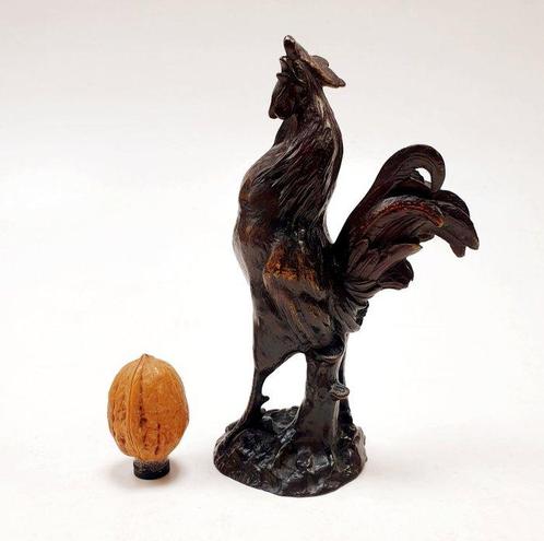 Charles Paillet (1871-1937) - sculptuur, Coq gaulois - 17 cm, Antiek en Kunst, Antiek | Keramiek en Aardewerk