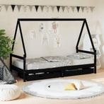 vidaXL Kinderbedframe met lades 90x200 cm massief grenenhout, Kinderen en Baby's, Kinderkamer | Bedden, Verzenden, Nieuw