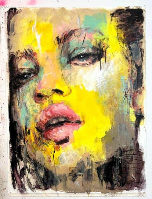Geranio Paola - Morning path, Antiek en Kunst, Kunst | Schilderijen | Modern