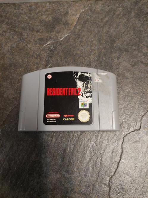 Resident Evil 2 64 losse cassette (Nintendo 64 tweedehands, Spelcomputers en Games, Games | Nintendo 64, Zo goed als nieuw, Ophalen of Verzenden