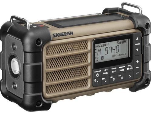 Sangean MMR-99 Desert Tan FM/AM noodradio, Huis en Inrichting, Woonaccessoires | Overige, Zo goed als nieuw, Verzenden