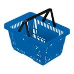 Winkelmandje 22 Liter - Blauw, Zakelijke goederen, Kantoor en Winkelinrichting | Winkel en Inventaris, Verzenden
