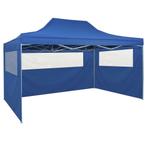 Vouwtent pop-up met 4 zijwanden 3x4,5 m blauw (3x4,5 meter), Nieuw, Verzenden, Partytent