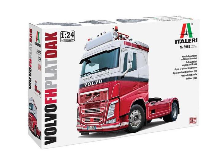 ITALERI 3962 VOLVO FH PLATDAK 1/24, Hobby en Vrije tijd, Modelauto's | 1:24, Verzenden