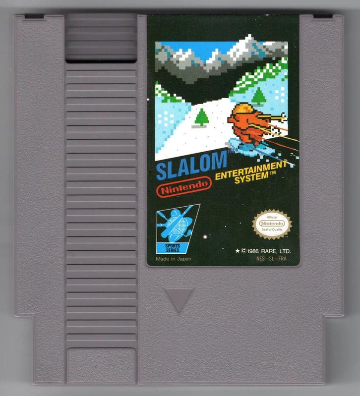 Slalom - Nintendo NES, Spelcomputers en Games, Games | Nintendo NES, Ophalen of Verzenden