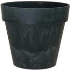 Bloempot Bloemenvaas Ibiza betonlook loodlook Zwart 12 cm, Ophalen of Verzenden, Nieuw