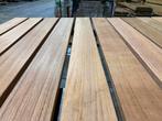 Hardhout–Jatoba– open gevel-rhombus-vlonderplank–terrasdelen, Doe-het-zelf en Verbouw, Hout en Planken, Ophalen, Minder dan 25 mm