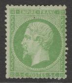 Frankrijk 1862 - Gratis verzending Napoleon 5c Groen-Geel, Postzegels en Munten, Gestempeld