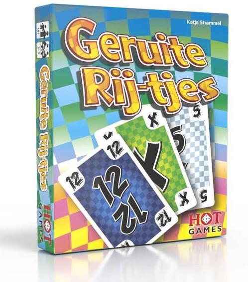 Geruite Rij-tjes - Kaartspel | HOT Games - Kaartspellen, Hobby en Vrije tijd, Gezelschapsspellen | Kaartspellen, Nieuw, Verzenden