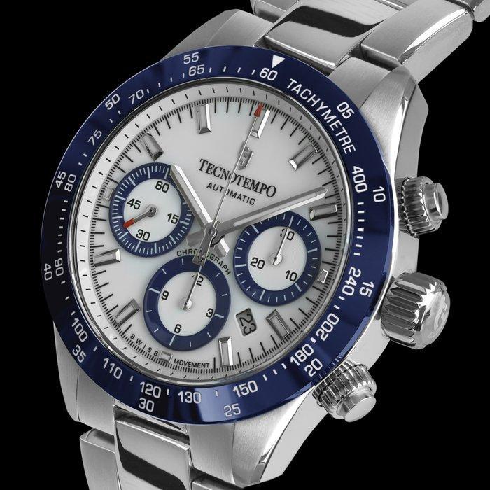 Tecnotempo - Chrono Round - Designed and Assembled in, Sieraden, Tassen en Uiterlijk, Horloges | Heren