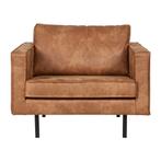 *WOONWINKEL* BePureHome Rodeo Loveseat Fauteuil Recycle Leer, Huis en Inrichting, Nieuw, Leer, Verzenden