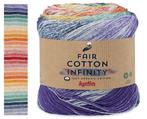Katia Fair Cotton Infinity - 100 regenboog - Biologisch Ka, Hobby en Vrije tijd, Breien en Haken, Ophalen of Verzenden, Nieuw
