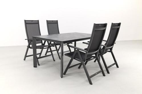 Kettler Edge/Easy 160 cm. tuinset - 5-delig verstelbaar, Tuin en Terras, Tuinsets en Loungesets, Tuinset, Nieuw, Overige materialen
