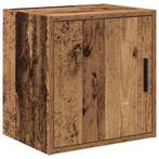 vidaXL Garage wandkast bewerkt hout oud hout, Huis en Inrichting, Kasten | Stellingkasten, Verzenden, Nieuw