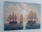 Vitalii Karpenko (1963) - Seascape with ships
