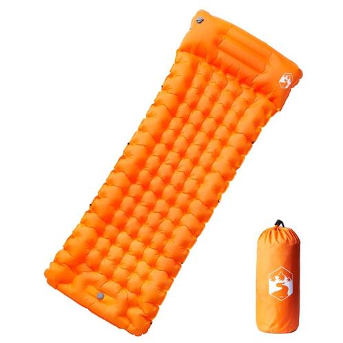 vidaXL Kampeermatras met kussen zelfopblazend 1-persoons, Caravans en Kamperen, Slaapzakken, Nieuw, Verzenden