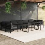 vidaXL 8-delige Loungeset met kussens aluminium, Verzenden, Nieuw, Aluminium, Loungeset