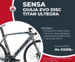 ACTIE! Sensa Giulia EVO Titan disc Ultegra maat 58 cm, Nieuw, Meer dan 20 versnellingen, Carbon, Ophalen of Verzenden