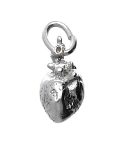 Zilveren Hart anatomie kettinghanger, Sieraden, Tassen en Uiterlijk, Kettinghangers, Verzenden
