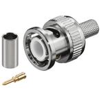 Goobay BNC Krimp Plug - BNC (m) - voor RG59/U kabel - 75 ohm, Hobby en Vrije tijd, Elektronica-componenten, Verzenden, Nieuw
