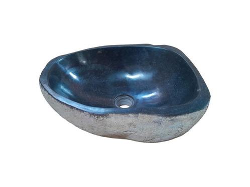 Natuurstenen waskom | Riviersteen  40 x 30 x 15 cm, Doe-het-zelf en Verbouw, Sanitair, Nieuw, Verzenden