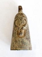 Dong Son Brons Bellen met stierenkopversiering - 85 mm