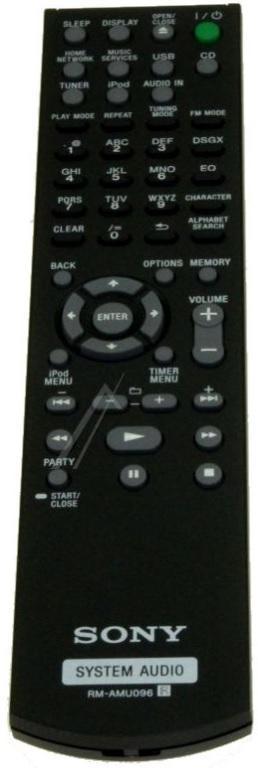 Afstandsbediening Sony rm-amu096 cmt-mx700ni, Audio, Tv en Foto, Afstandsbedieningen, Origineel, Nieuw, Ophalen of Verzenden
