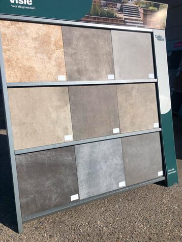 keramische tuintegels 60x60x3 terrastegels 3 cm dik actie beschikbaar voor biedingen