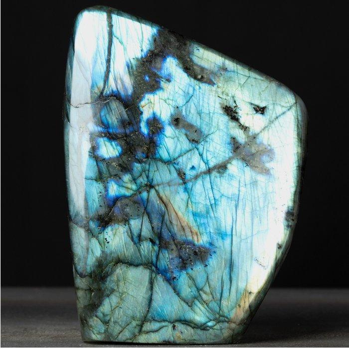 Topkwaliteit labradoriet vrije vorm - goud/blauw licht -, Verzamelen, Mineralen en Fossielen