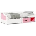 vidaXL Slaapbank met 3 lades zonder matras IRUN 90x200 cm, Huis en Inrichting, 90 cm, Eenpersoons, Verzenden, Nieuw