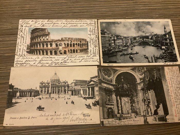 Italië - Stad en Landschap - Rome, Venezia, Milano, Napoli,, Verzamelen, Ansichtkaarten | Buitenland