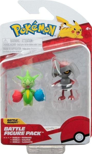 Battle Figuren - Roselia & Pawniard beschikbaar voor biedingen