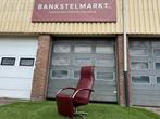 JORI Mensana relax design bordeaux leren fauteuil, Nieuw, Leer, Design