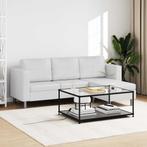 vidaXL Driezitsbank kunstleer wit, Verzenden, 150 tot 200 cm, Leer, Driepersoons