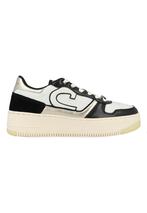 Cruyff Campo Low Lux CC243900-960 Zwart / Wit / Goud-38, Kleding | Dames, Schoenen, Verzenden, Nieuw, Zwart
