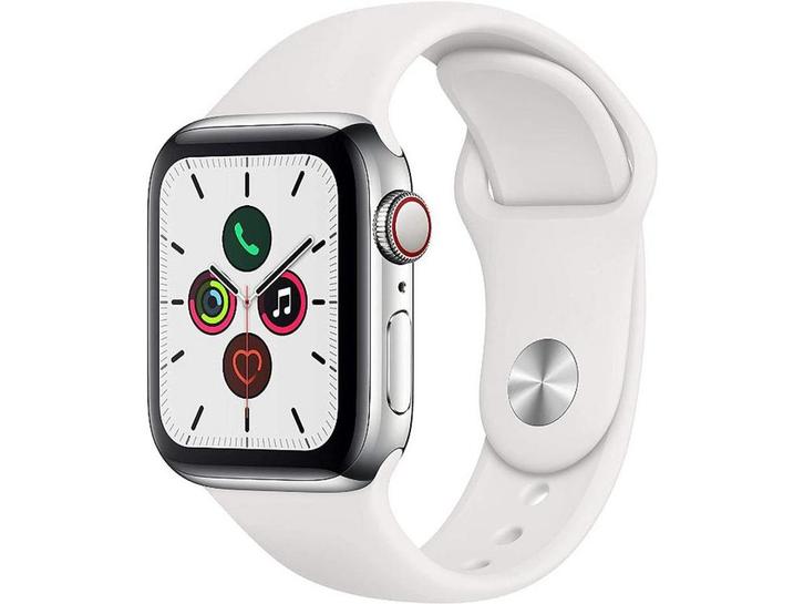 Apple Watch Series 5 40mm Cellular Stainless Steel, Huis en Inrichting, Woonaccessoires | Overige, Zo goed als nieuw, Verzenden