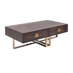 *WOONWINKEL* Kare Design Osaka Salontafel Donker Hout Messin, Huis en Inrichting, Tafels | Salontafels, Verzenden, Nieuw