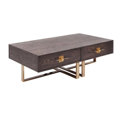 *WOONWINKEL* Kare Design Osaka Salontafel Donker Hout Messin, Huis en Inrichting, Tafels | Salontafels, Nieuw, Verzenden