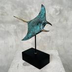sculptuur, NO RESERVE PRICE - Manta Ray Sculpture - 13 cm -