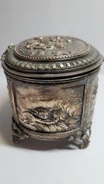 AB.Paris - Doos - Brons, Koper, Messing - Repousse, Antiek en Kunst