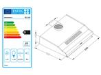 Afzuigkap met LED-verlichting - Eenvoudige Bediening - Be..., Witgoed en Apparatuur, Afzuigkappen, Ophalen of Verzenden, Nieuw